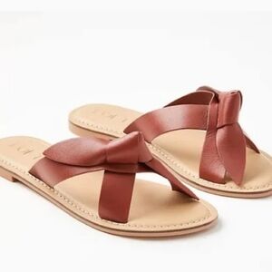 Loft brown leather sandals sz 7 SH286